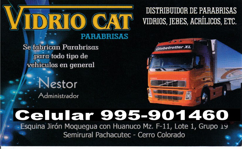 Vidrio Cat - Arequipa